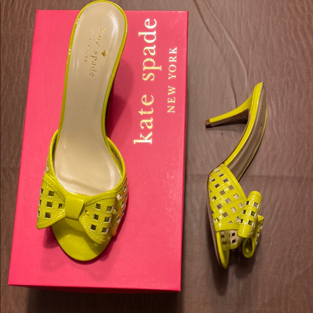 Kate Spade Mailyn Slide Heels Sz 7.5 NEW